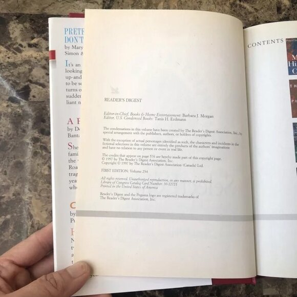 Reader’s Digest Select Editions Vol 6 1997 Hardcover Higgins Cook Smith Kennedy - Picture 4 of 10